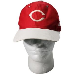 Vintage Cincinnati Reds Hat Cap Mens Snapback Red Logo 7 MLB Baseball 80's 90's
